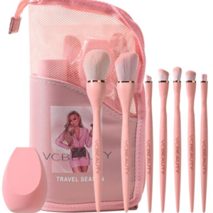 VCBEAUTY Travel Brush Set - 7-teilig inkl. Bag & Sponge